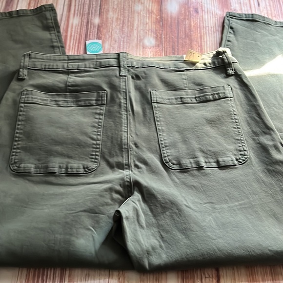 Cosmic Blue High Rise Relaxed Wide Leg pant 32 - Picture 4 of 12